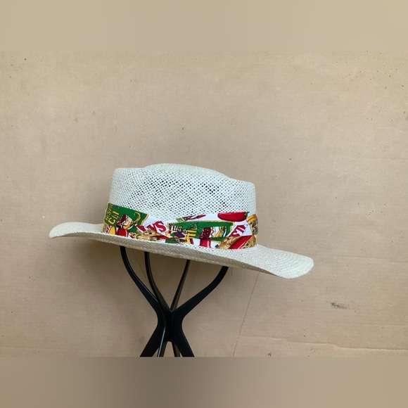 USA STRAW STYLE SUMMER HAT. UNISEX - Picture 1 of 7